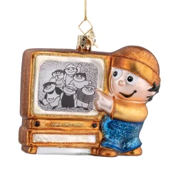 Poesie in Glas Mainzelmännchen|Weihnachtskugeln Aus Glas-60 Jahre Mainzelmännchen