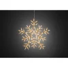 KONSTSMIDE Lichterketten-Acryl-Schneeflocke mit LEDs, für den Außenbereich, 58 cm