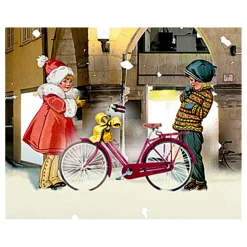 Adventsdeko & Kalender-Adventskalender "Weihnachtliches Stadtpanorama"