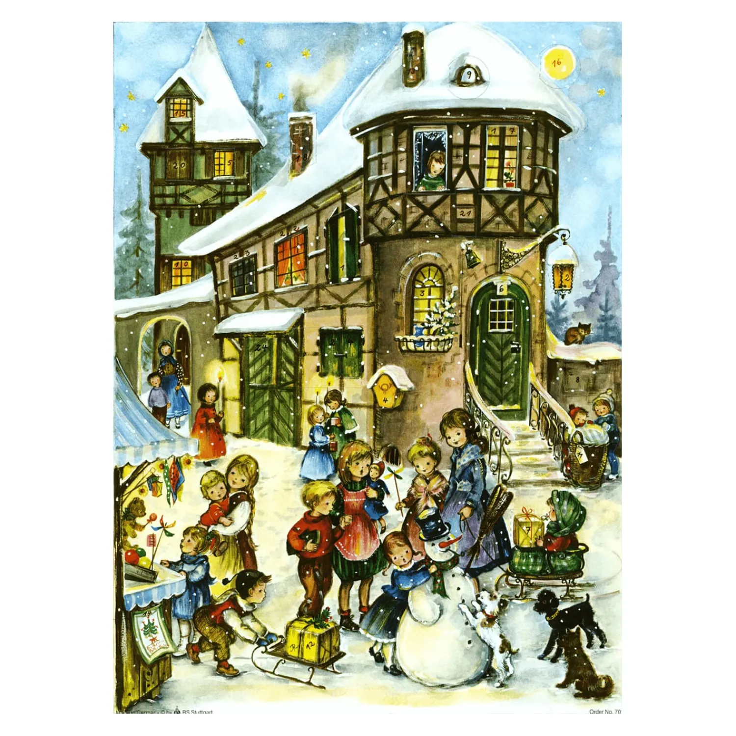 Adventsdeko & Kalender-Adventskalender "Winterspaß"