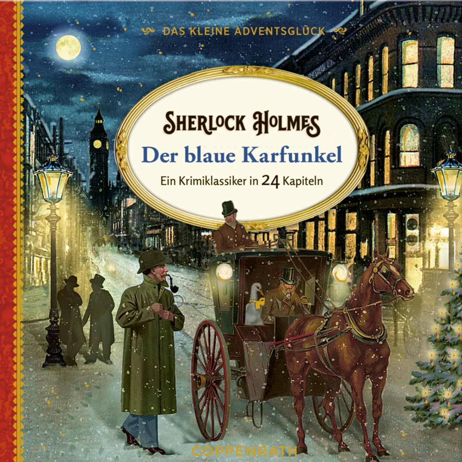 Spielzeug|Adventsdeko & Kalender-Adventskalenderbuch Sherlock Holmes "Der blaue Karfunkel"