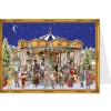 Adventsdeko & Kalender-Adventskalender-Karte "Weihnachtskarussell"
