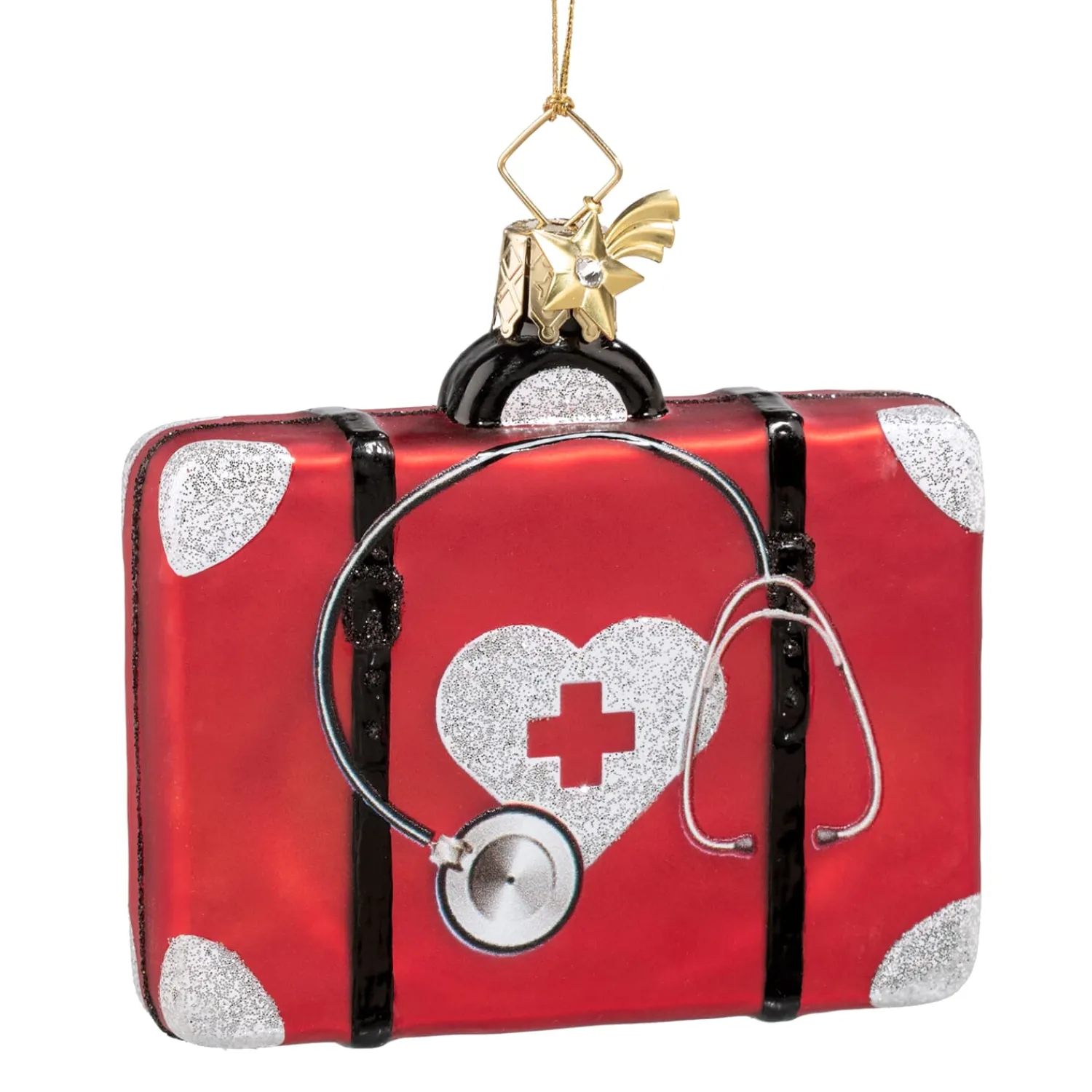 Poesie in Glas Weihnachtskugeln Aus Glas-Arztkoffer