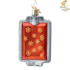 Poesie in Glas Weihnachtskugeln Aus Glas-Backblech mit Plätzchen