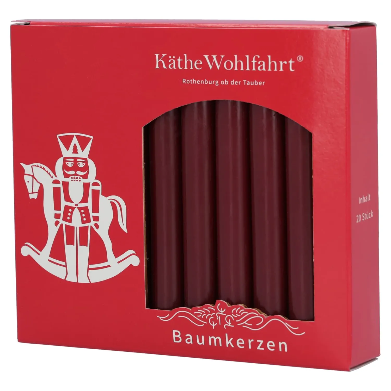 Zubehör & Ersatzteile-Baumkerzen (bordeaux)