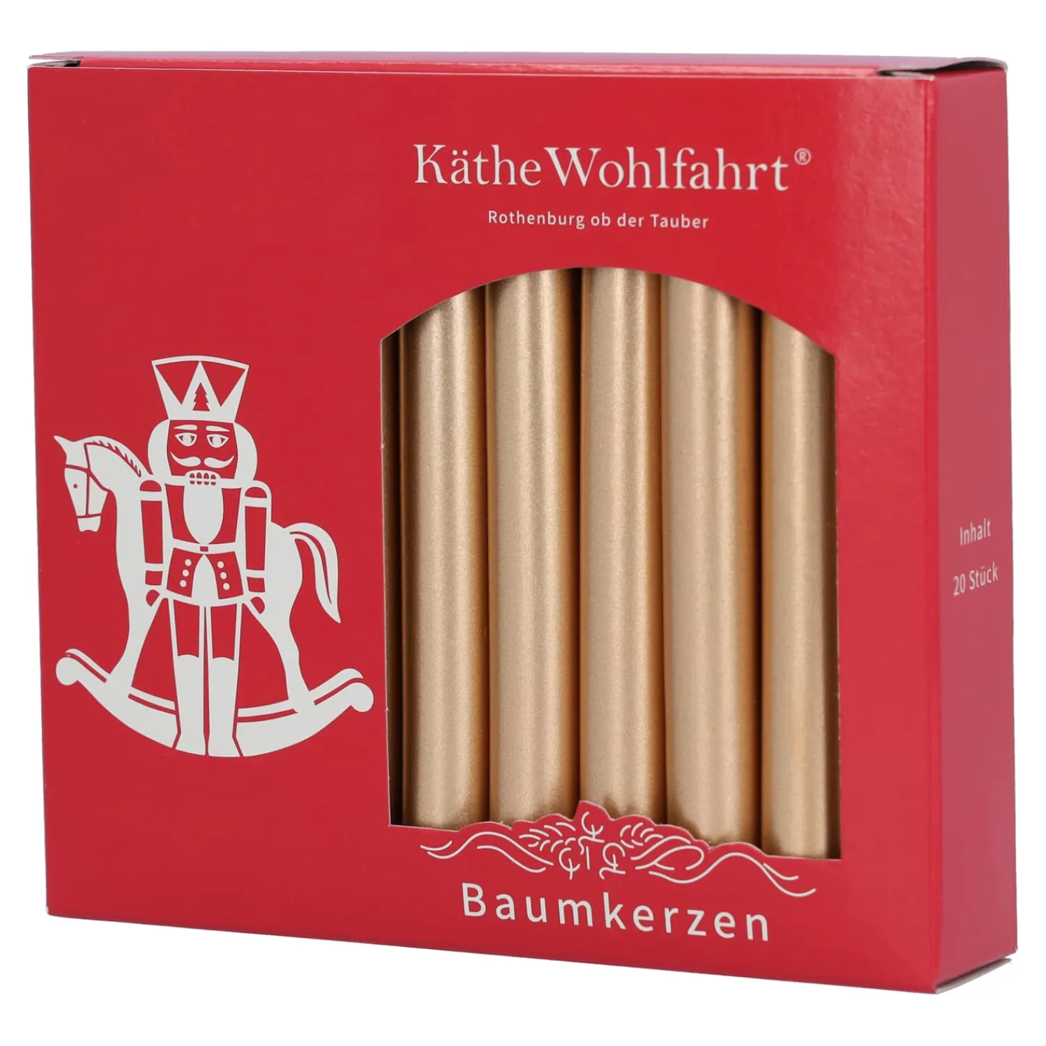 Zubehör & Ersatzteile-Baumkerzen (gold)