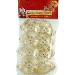 Zubehör & Ersatzteile|Kerzen & Teelichthalter-Baumlichthalter mit Clip, Gold, 8 Stück