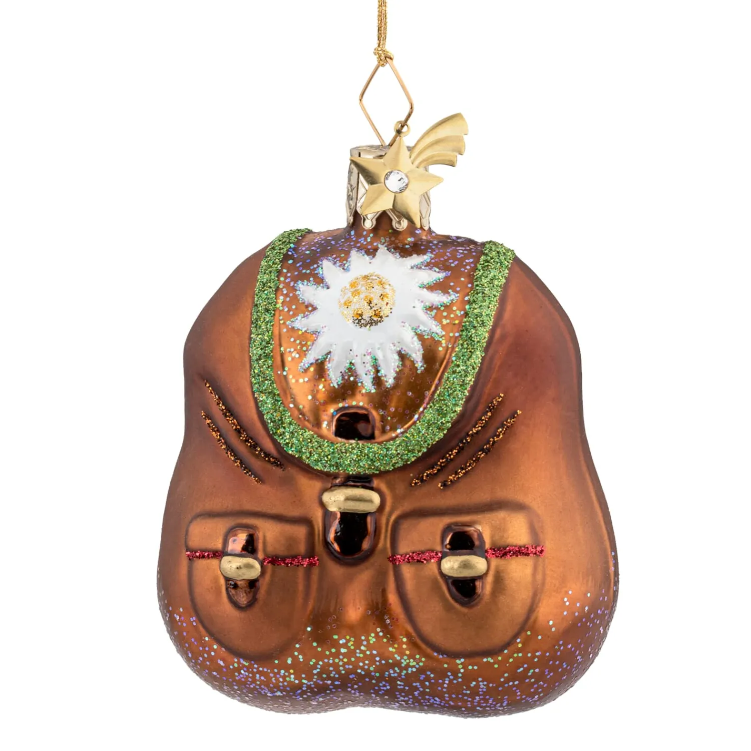 Poesie in Glas Weihnachtskugeln Aus Glas-Bayrischer Rucksack, klein