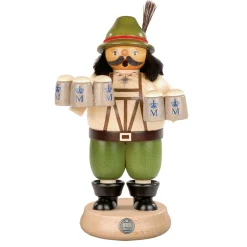 Müller Kleinkunst Bayern Motive|Räuchermänner-Bayrischer Schankwirt, Räuchermännchen