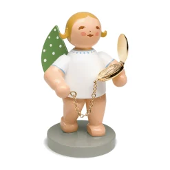 WENDT & KÜHN Wendt & Kühn Kollektion-Begleiter, Engel mit Taschenuhr, Goldedition No12