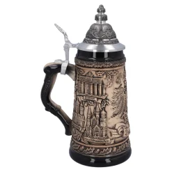 Deutschland Motive|Bierkrüge-Bierkrug mit Zinndeckel
