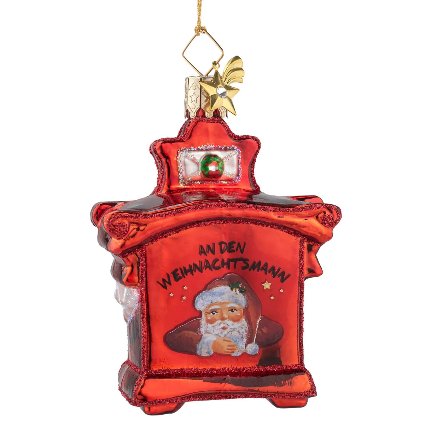 Poesie in Glas Weihnachtskugeln Aus Glas-Briefkasten