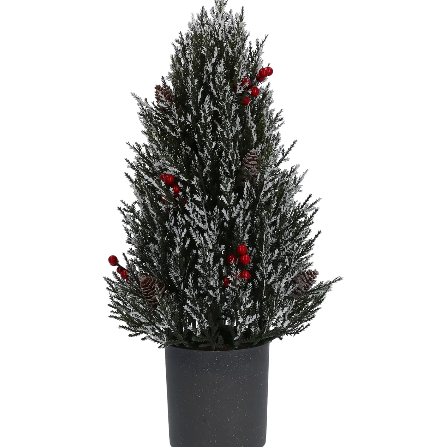 Standfiguren|Wohndeko-Bäumchen mit roten Beeren, Standfigur