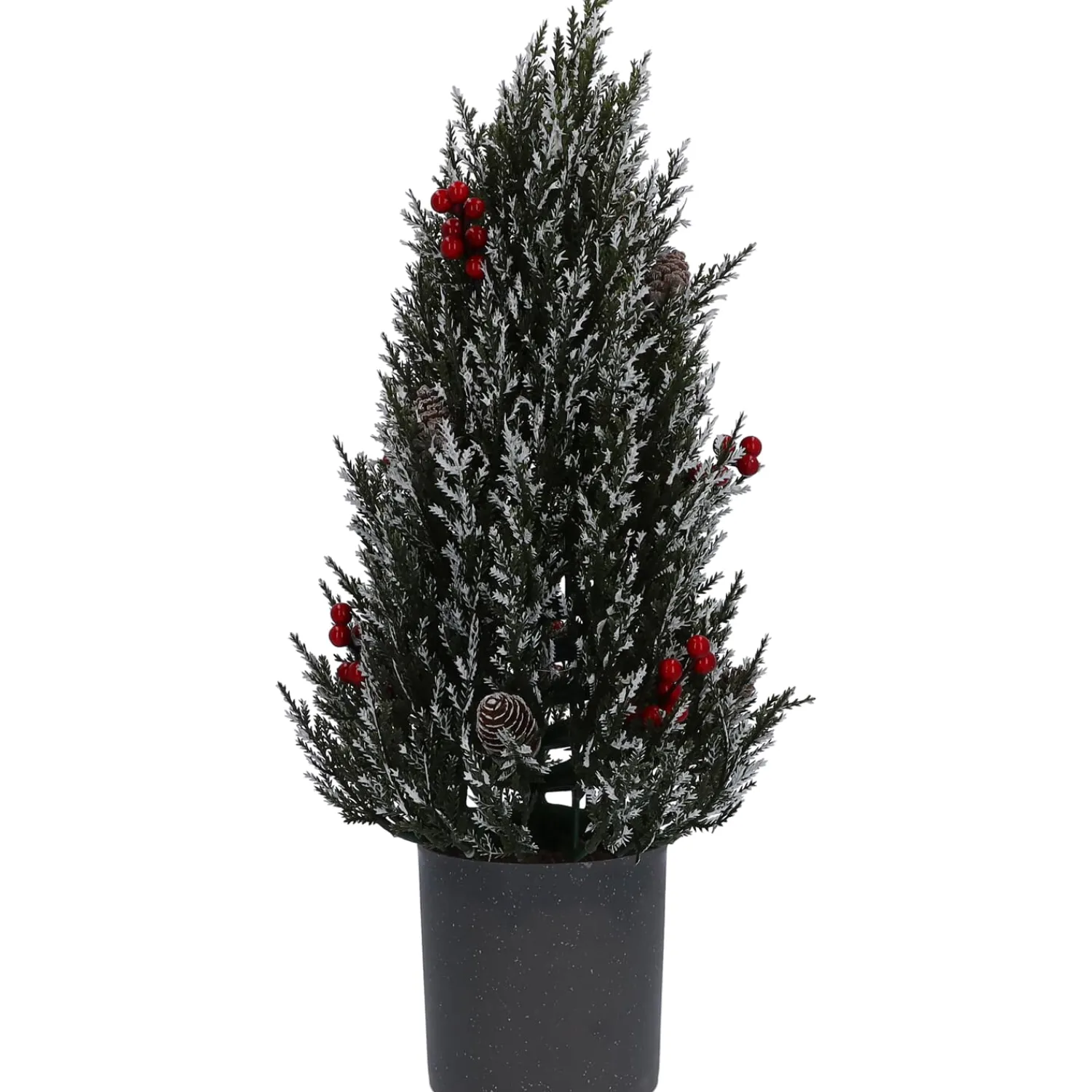 Standfiguren|Wohndeko-Bäumchen mit roten Beeren, Standfigur