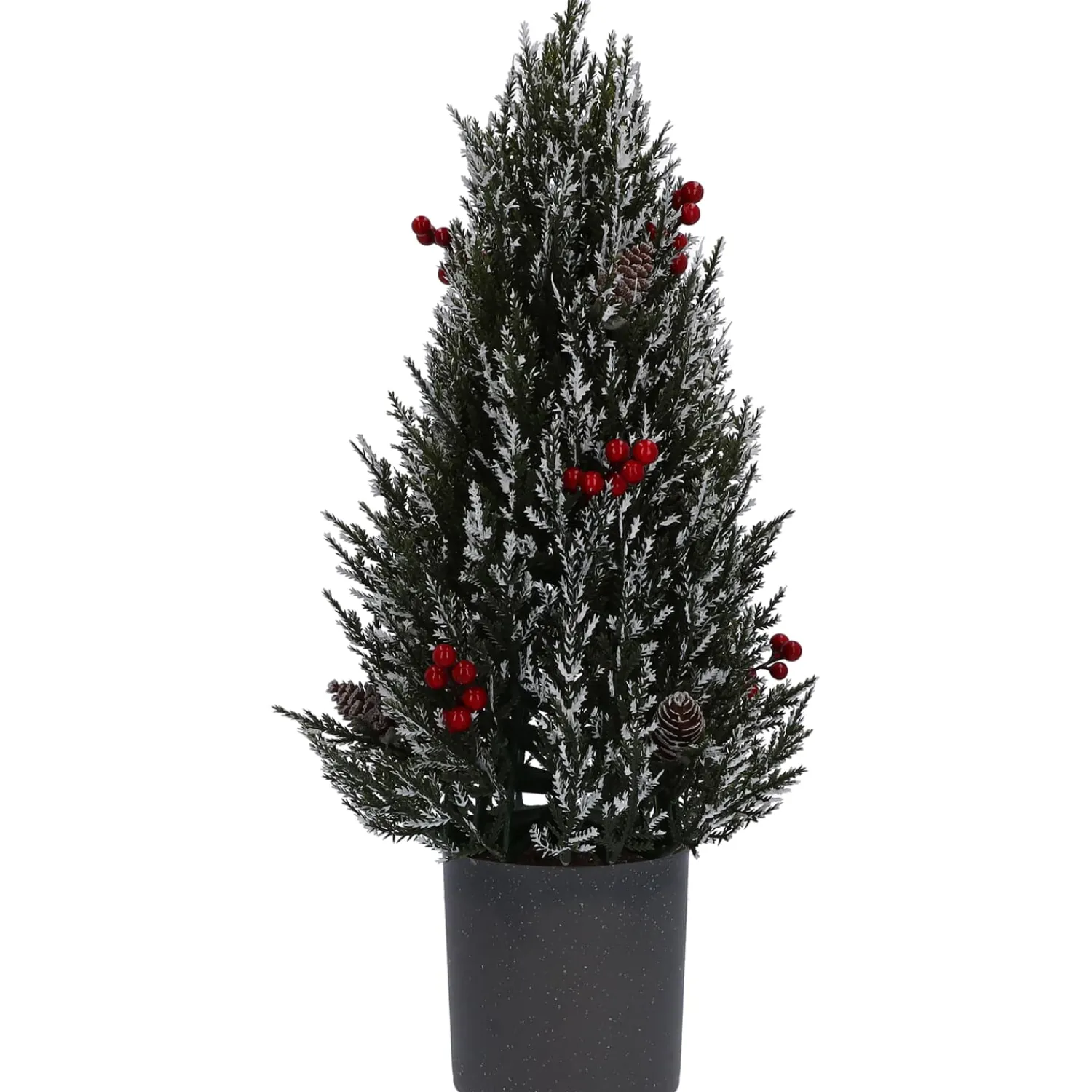 Standfiguren|Wohndeko-Bäumchen mit roten Beeren, Standfigur