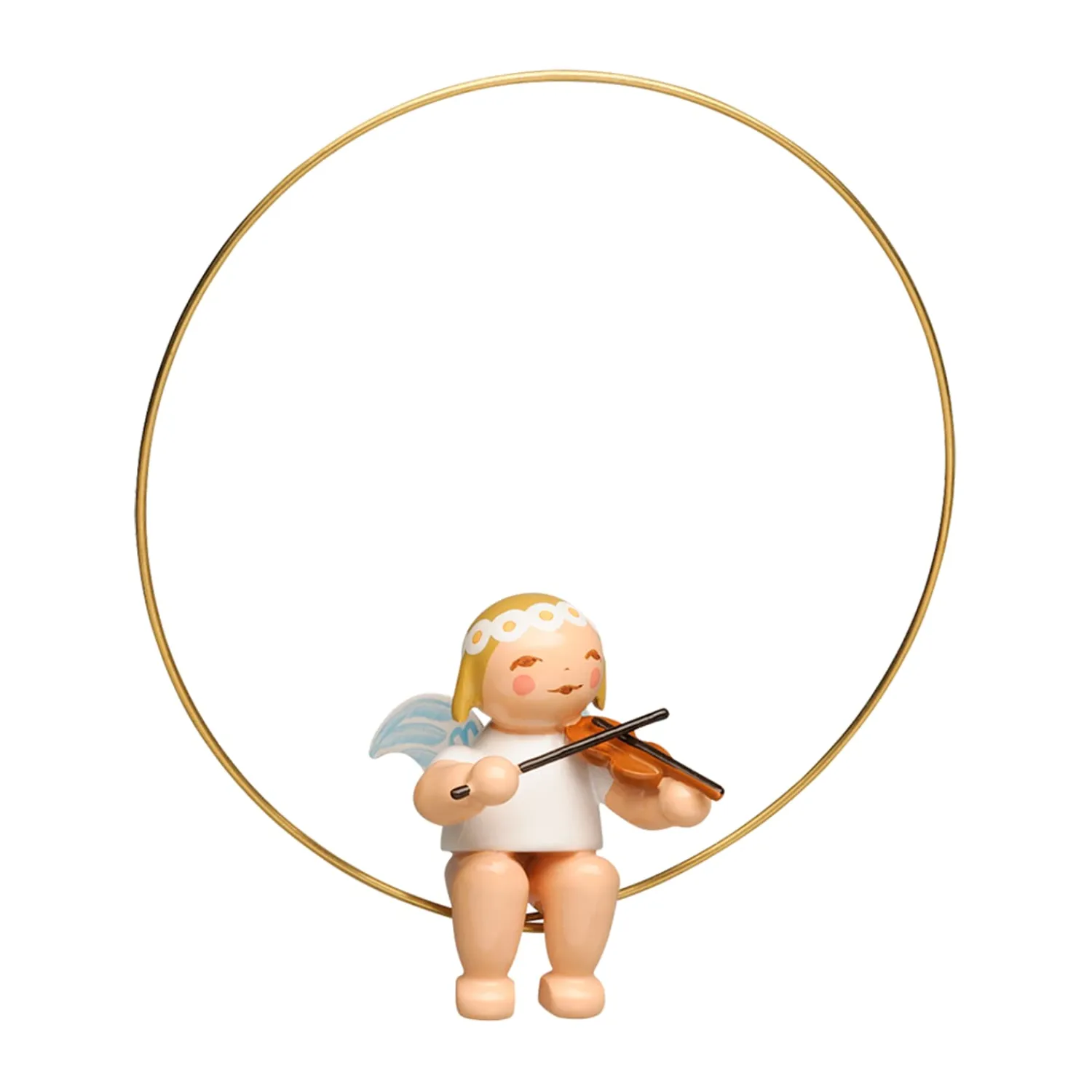 WENDT & KÜHN Wendt & Kühn Kollektion-Christbaumengel im Ring mit Geige