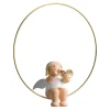 WENDT & KÜHN Wendt & Kühn Kollektion-Christbaumengel im Ring mit Trompete
