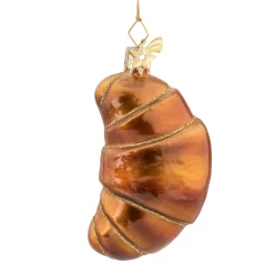 Poesie in Glas Weihnachtskugeln Aus Glas-Croissant