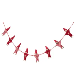 Hängedeko|Wohndeko-Deko-Girlande "Fröhliche Wichtel"