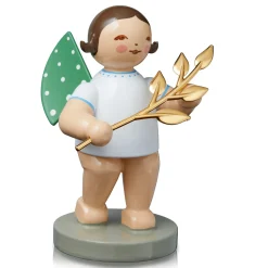 WENDT & KÜHN Wendt & Kühn Kollektion-Der Achtsame, Engel mit Zweig, Goldedition No15