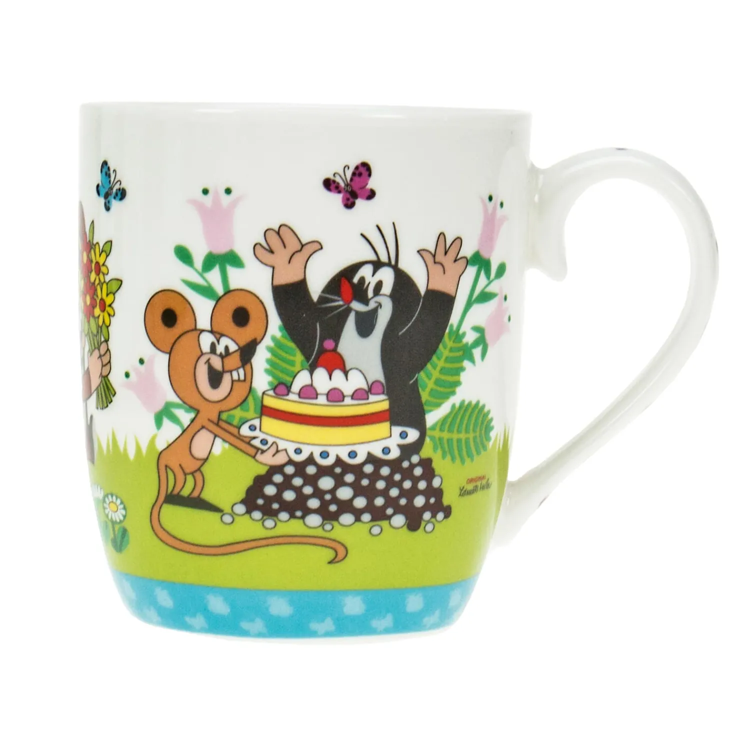 Trötsch Verlag Der Kleine Maulwurf „Krtek”|Tischdeko-Der kleine Maulwurf Tasse "Maulwurf Geburtstag"