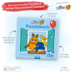 Trötsch Verlag Die Maus-Die Maus Puzzlebuch quadratisch