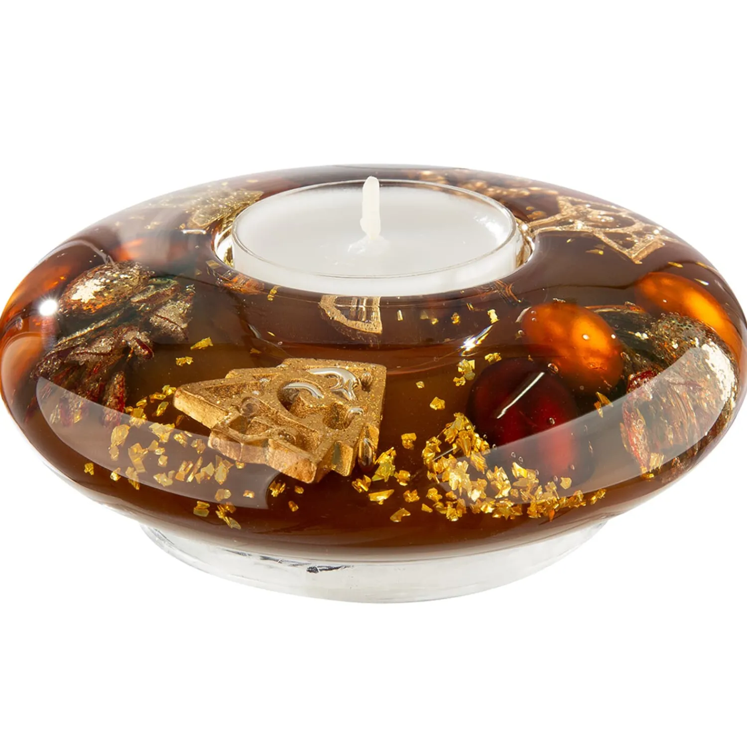 Kerzen & Teelichthalter-Dreamlight "Christmas Ornaments" - Kerzenhalter Ufo Mini