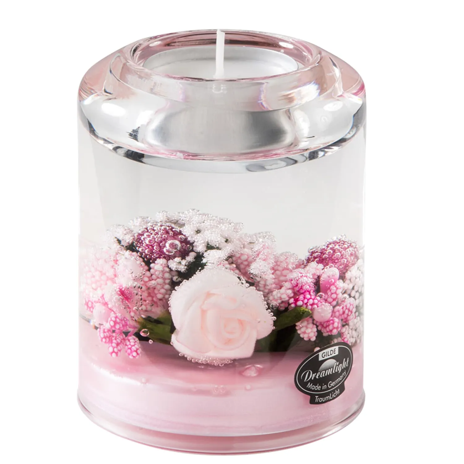 Kerzen & Teelichthalter-Dreamlight "Little Rose" - Kerzenhalter Candela Smart