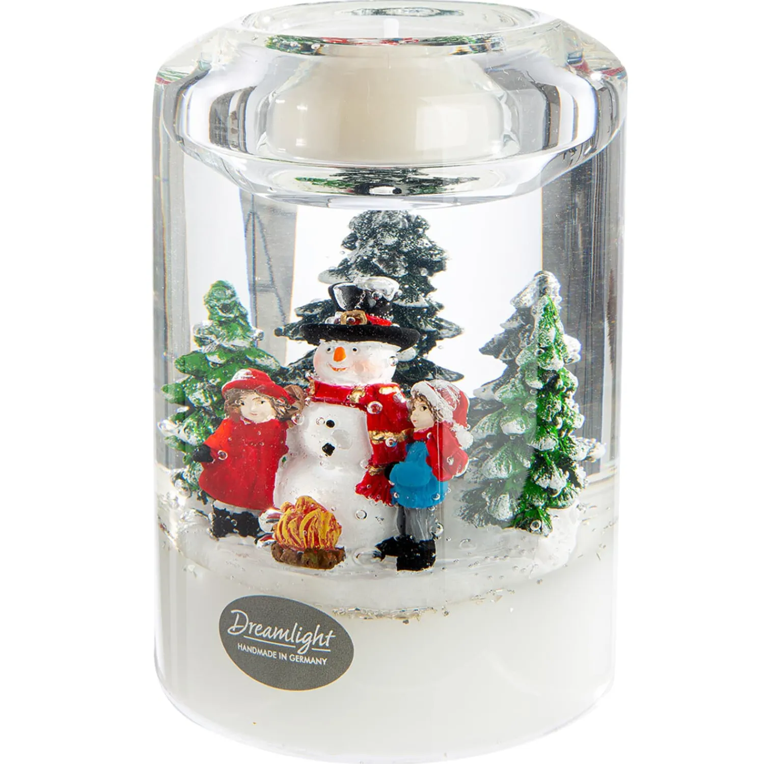 Kerzen & Teelichthalter-Dreamlight "Schneemann" - Kerzenhalter Candela Classic