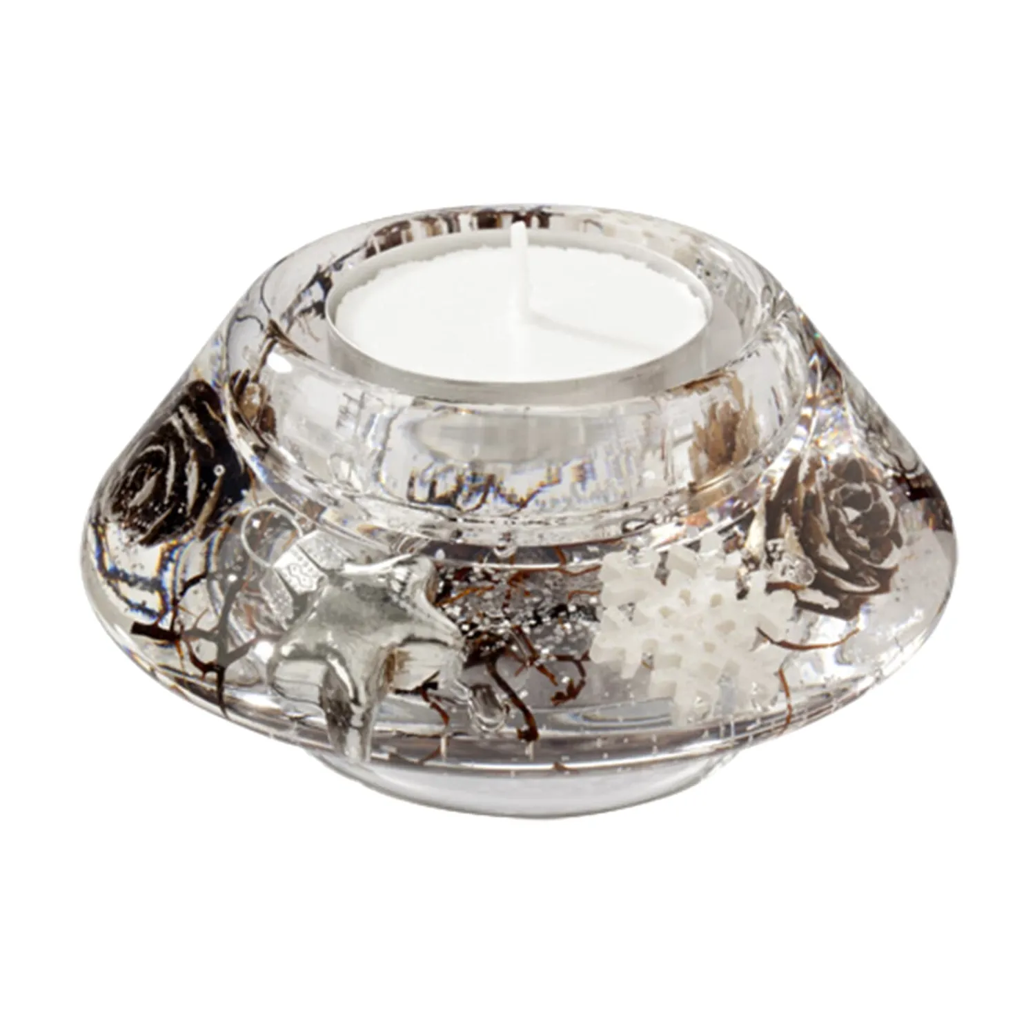 Kerzen & Teelichthalter-Dreamlight "Winter Story" - Kerzenhalter Crown Smart