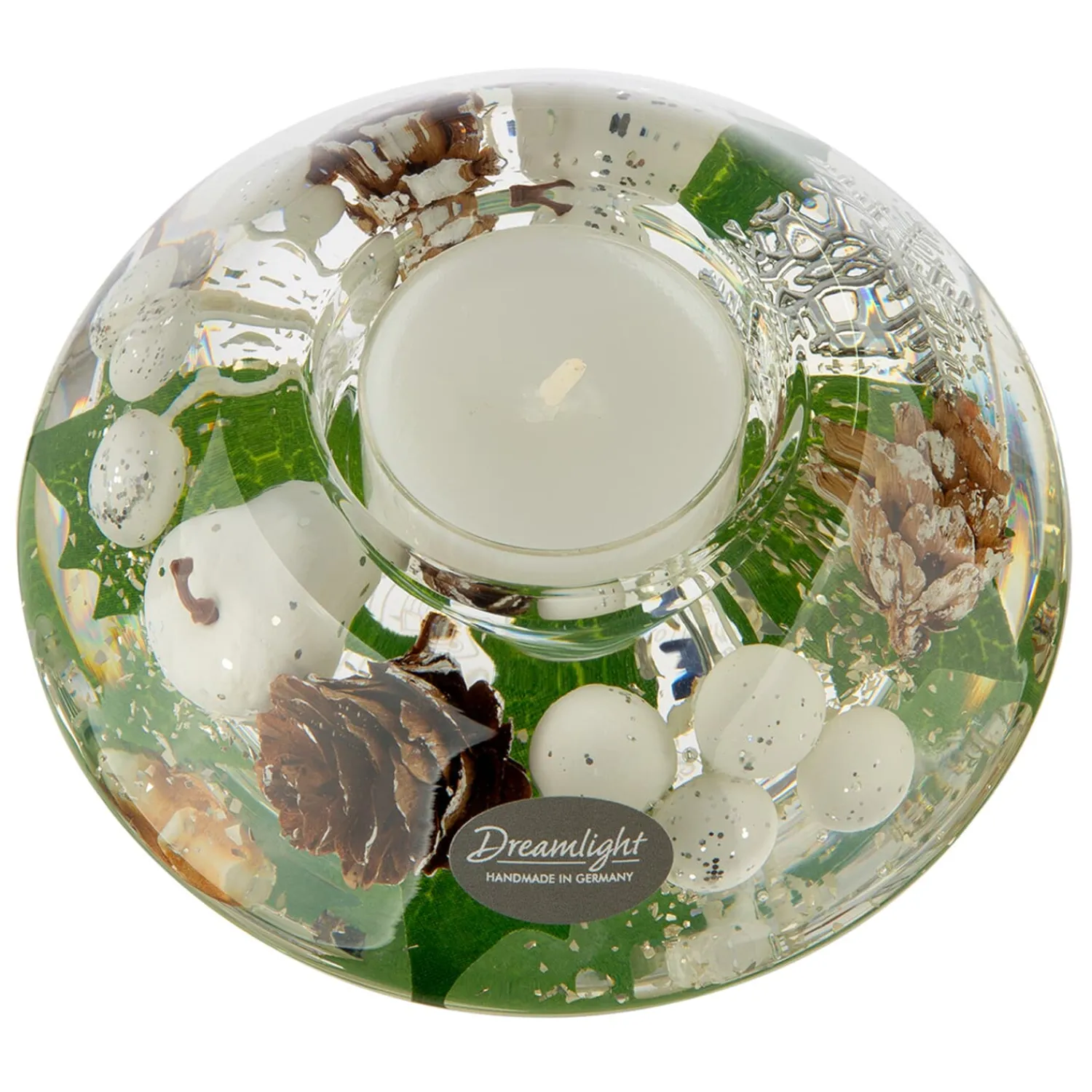 Kerzen & Teelichthalter-Dreamlight "Winter Time" - Kerzenhalter Crown Classic