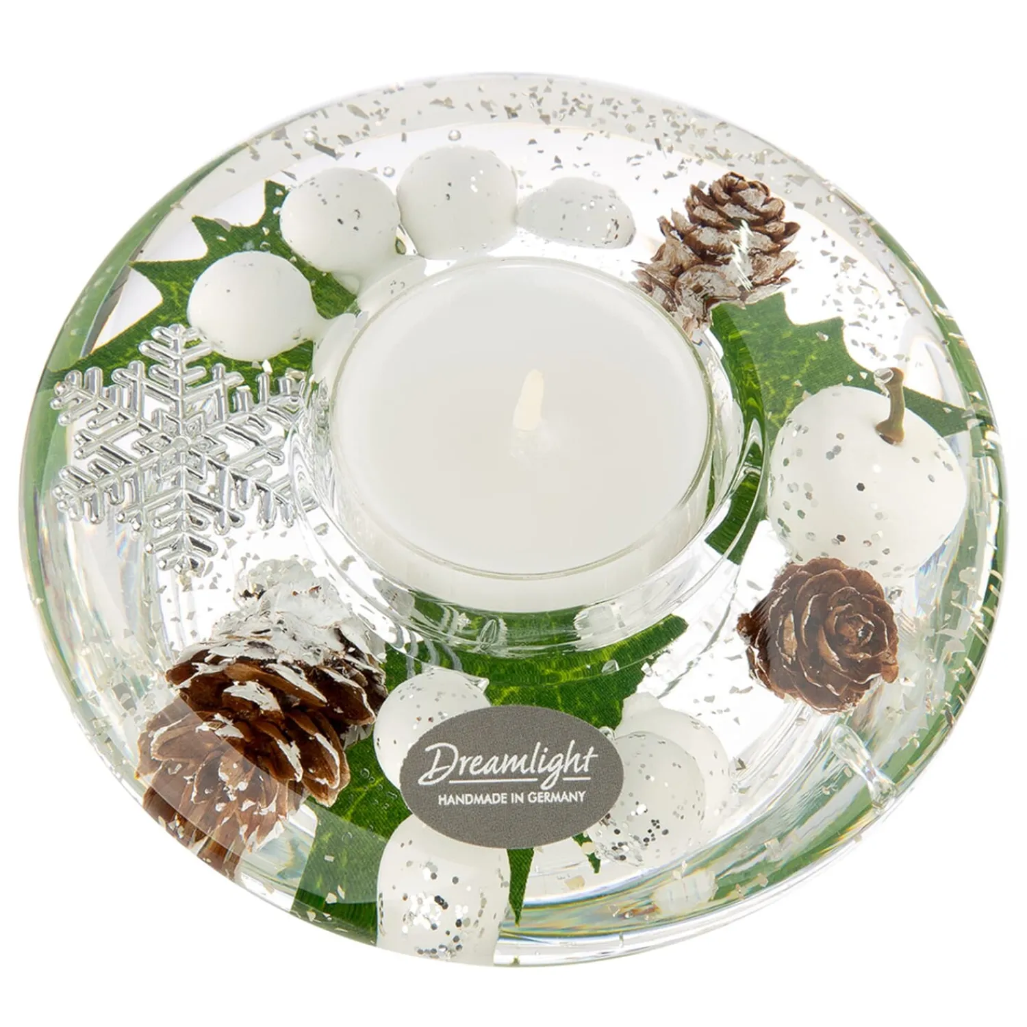 Kerzen & Teelichthalter-Dreamlight "Winter Time" - Kerzenhalter Ufo Mini
