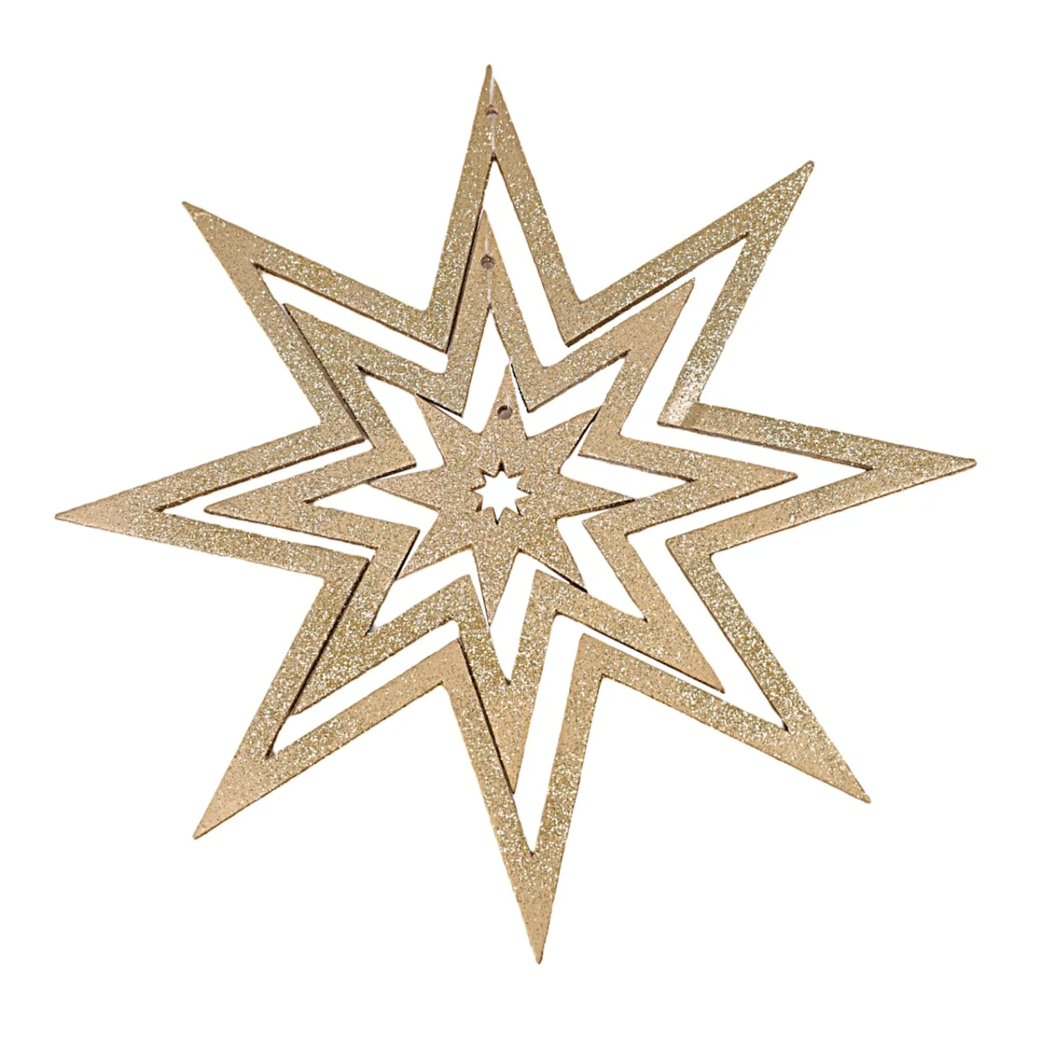 Hängedeko-Dreigliedriger Stern, 35 cm