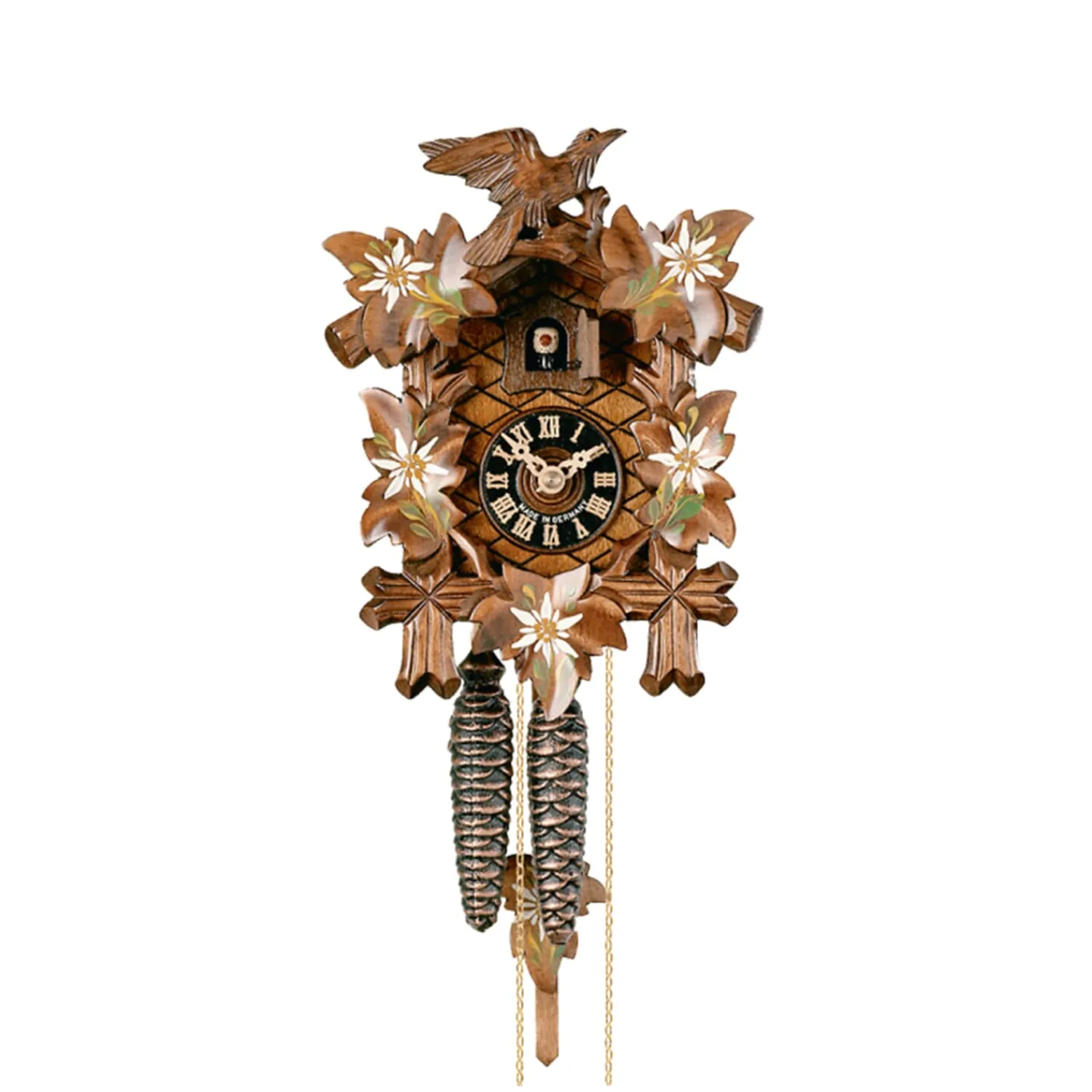 Hönes Uhren Kuckucksuhren-Edelweiß Kuckucksuhr