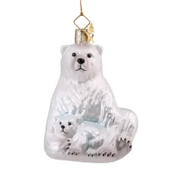 Poesie in Glas Weihnachtskugeln Aus Glas-Eisbär