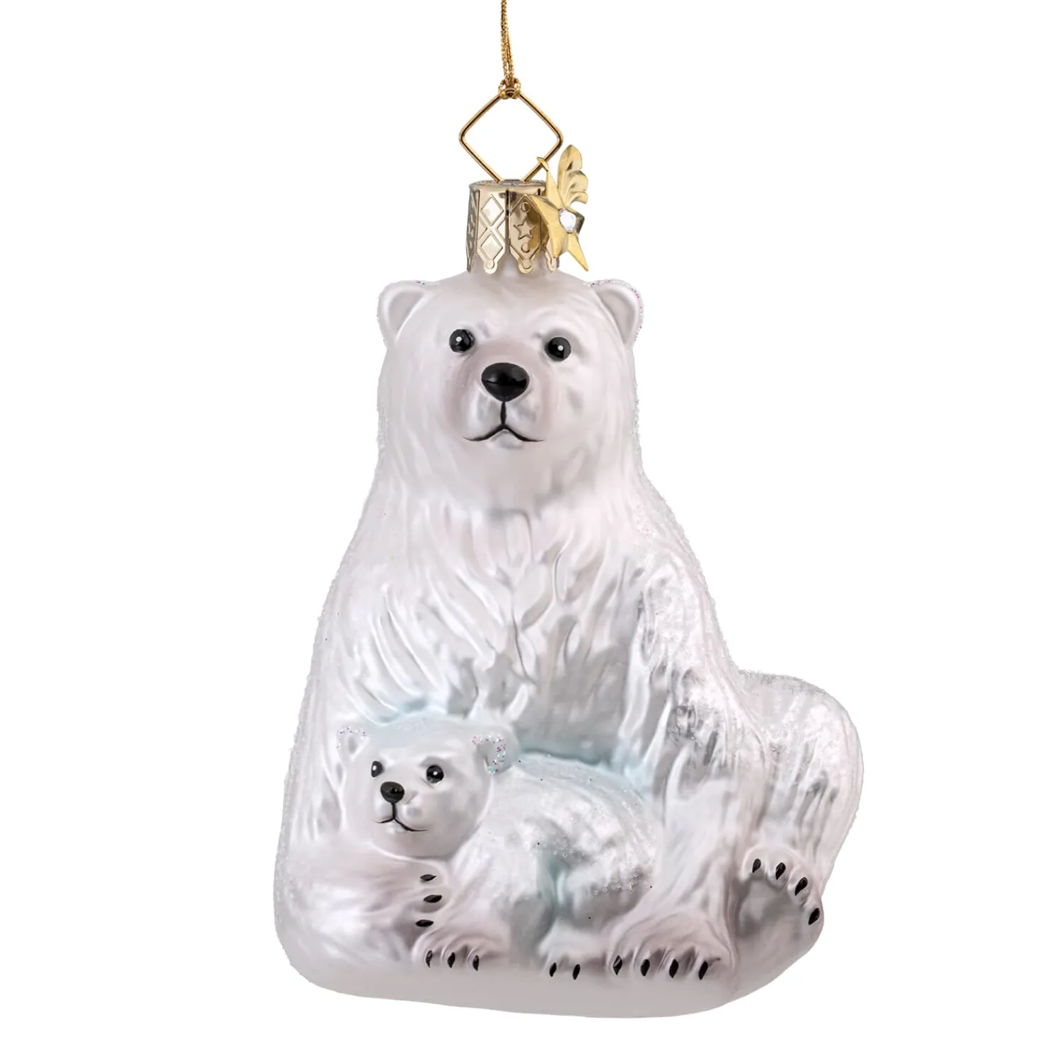 Poesie in Glas Weihnachtskugeln Aus Glas-Eisbär