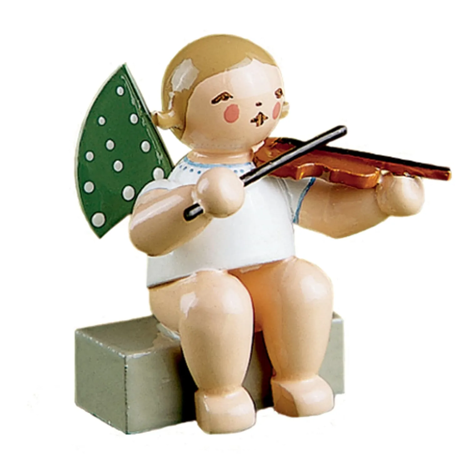 WENDT & KÜHN Wendt & Kühn Kollektion-Engel mit Geige, sitzend