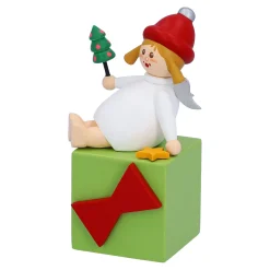 Käthes Original Käthes Original Figuren-Engel mit Geschenkpäckchen "Überraschen"