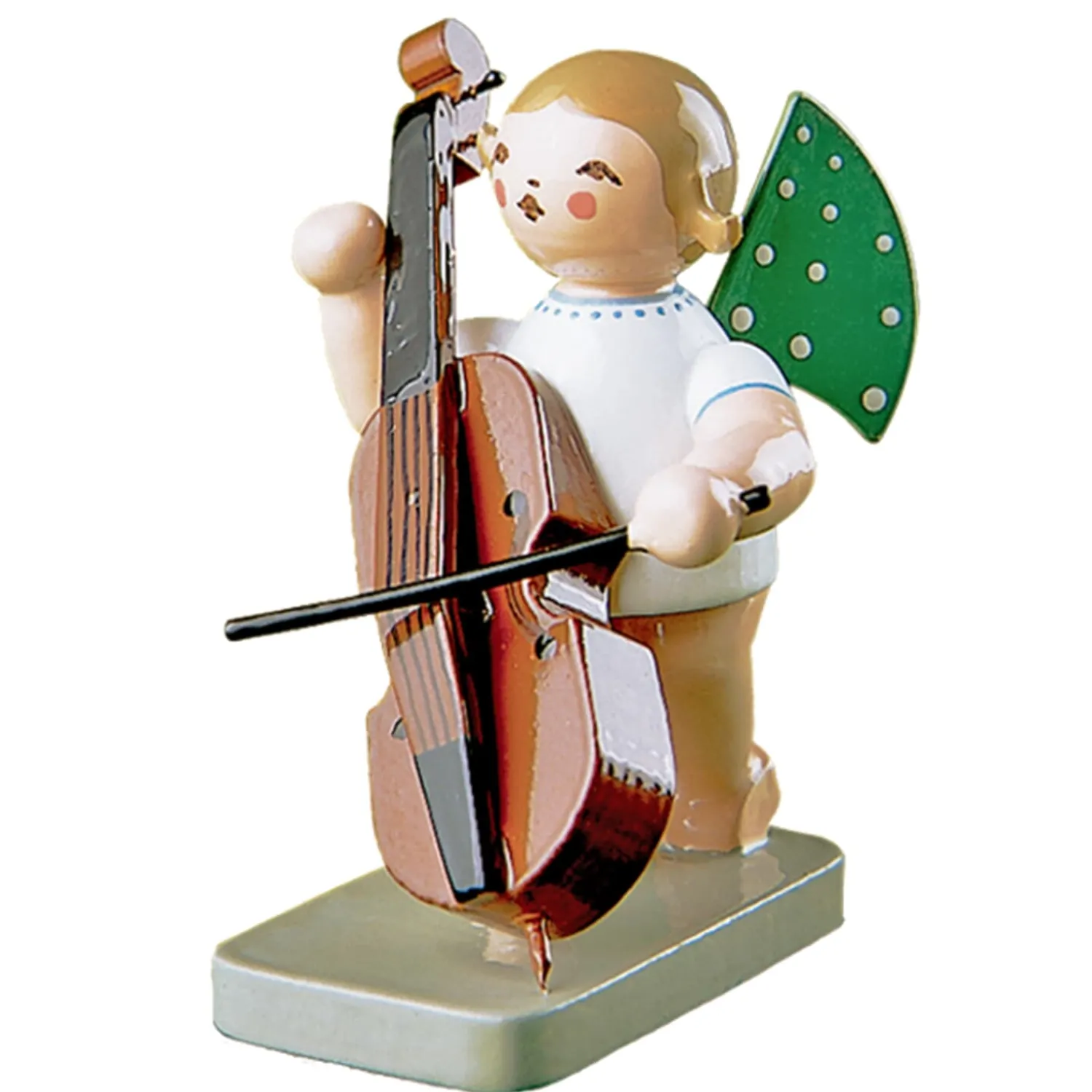 WENDT & KÜHN Wendt & Kühn Kollektion-Engel mit Kontrabaß, stehend