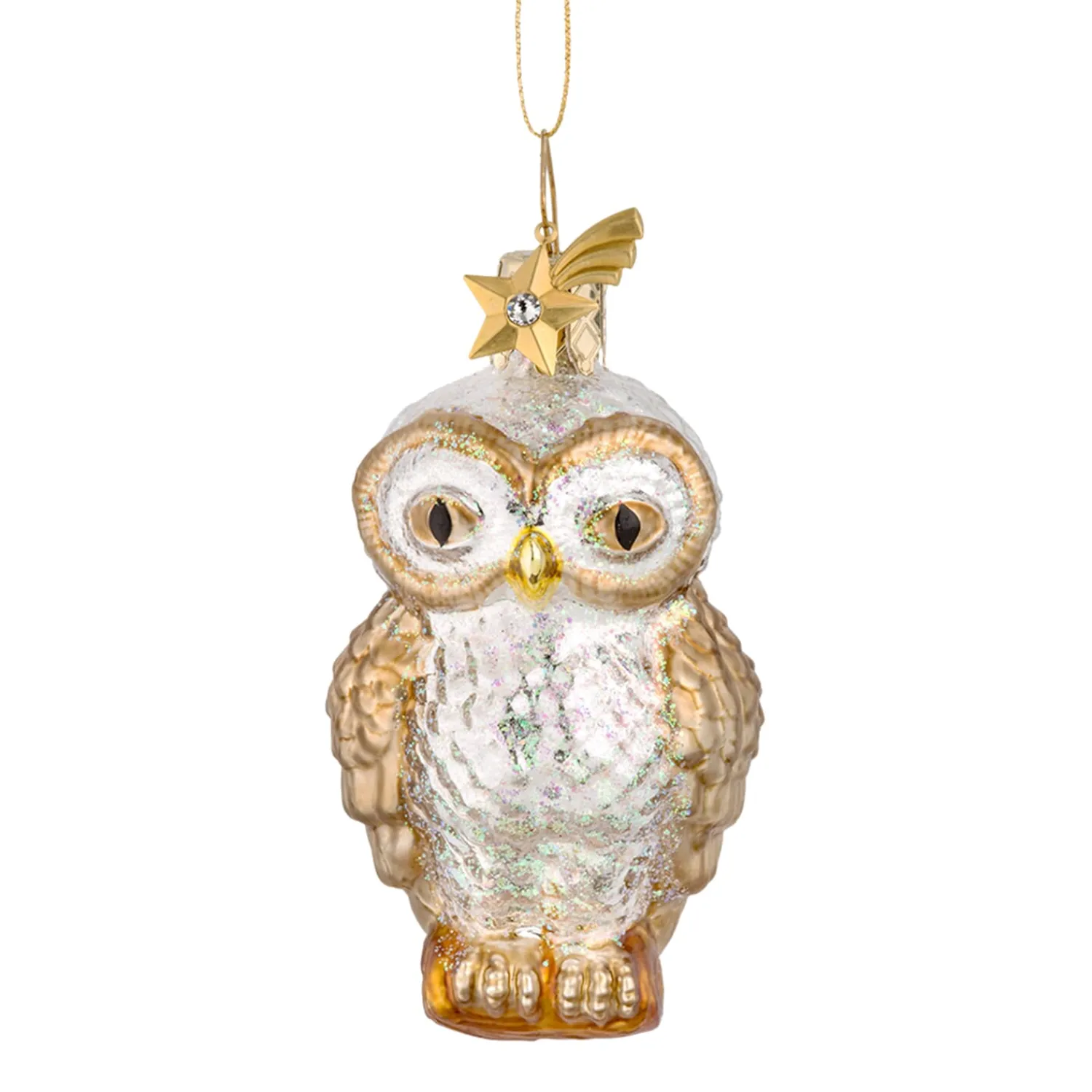 Poesie in Glas Weihnachtskugeln Aus Glas-Eule