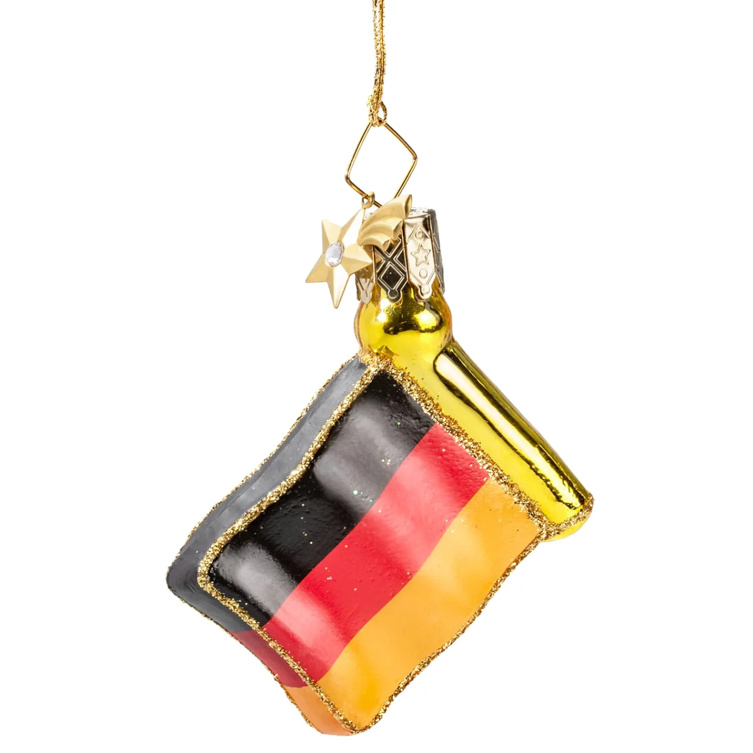 Poesie in Glas Deutschland Motive|Weihnachtsbaum Deko-Flagge Deutschland klein