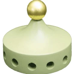 KWO Zubehör & Ersatzteile-Flügelnabe aus Holz für Pyramiden, lackiert, lindgrün