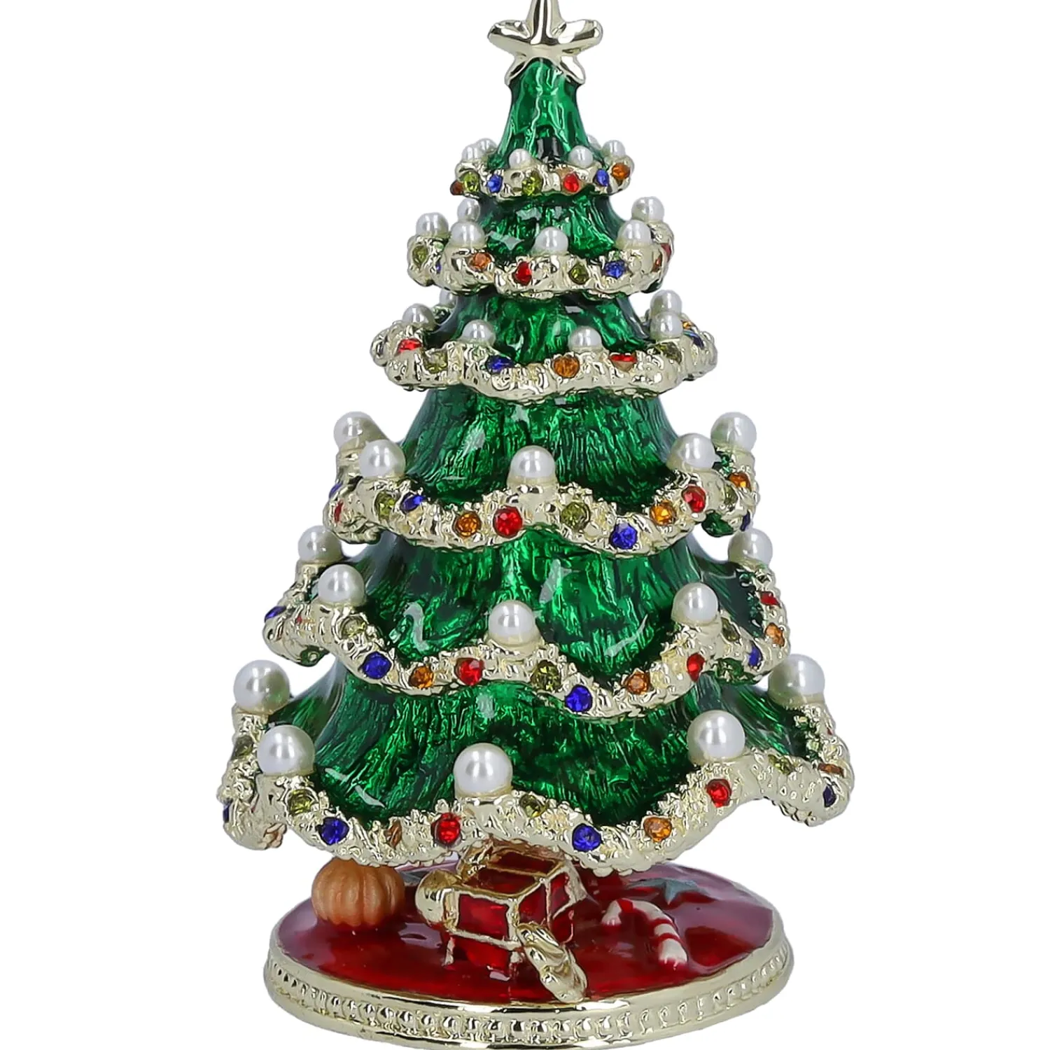 Wohndeko-Geschmückter Baum, Schatulle