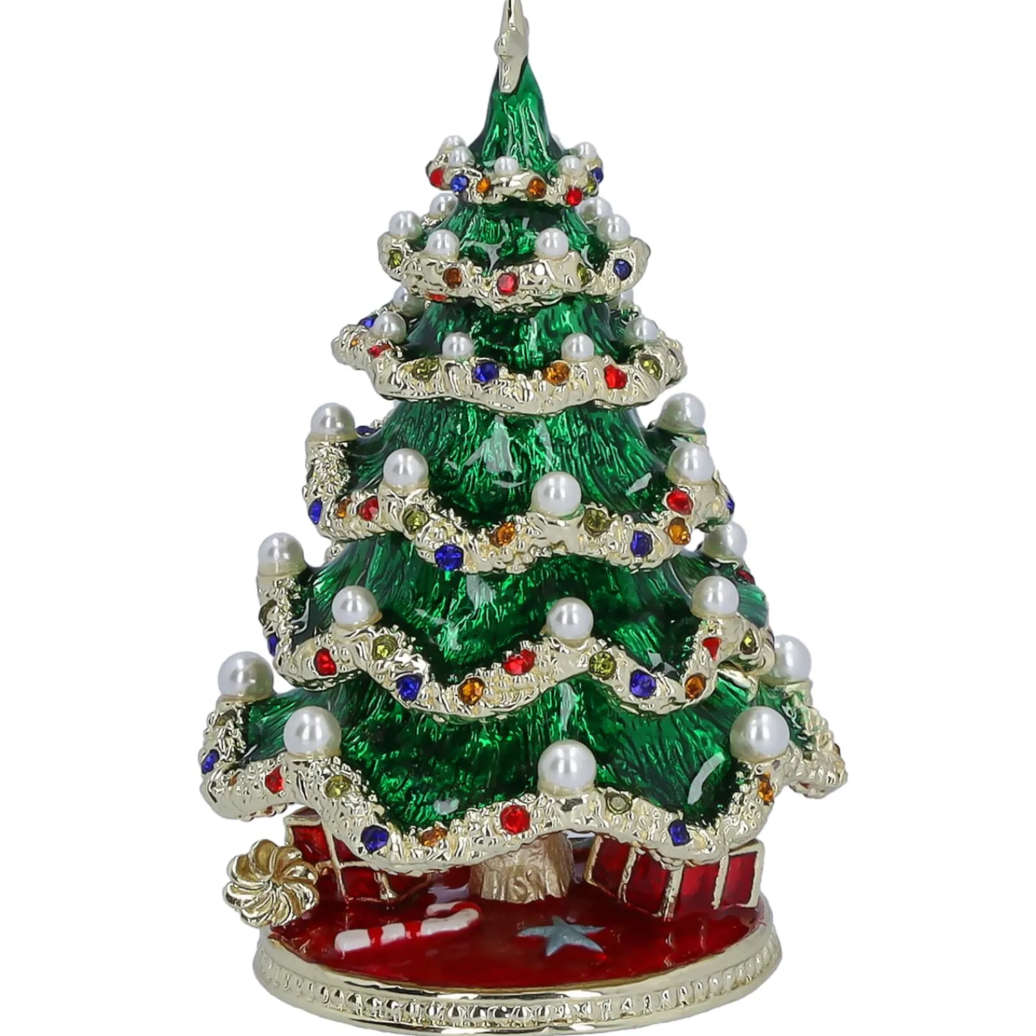 Wohndeko-Geschmückter Baum, Schatulle