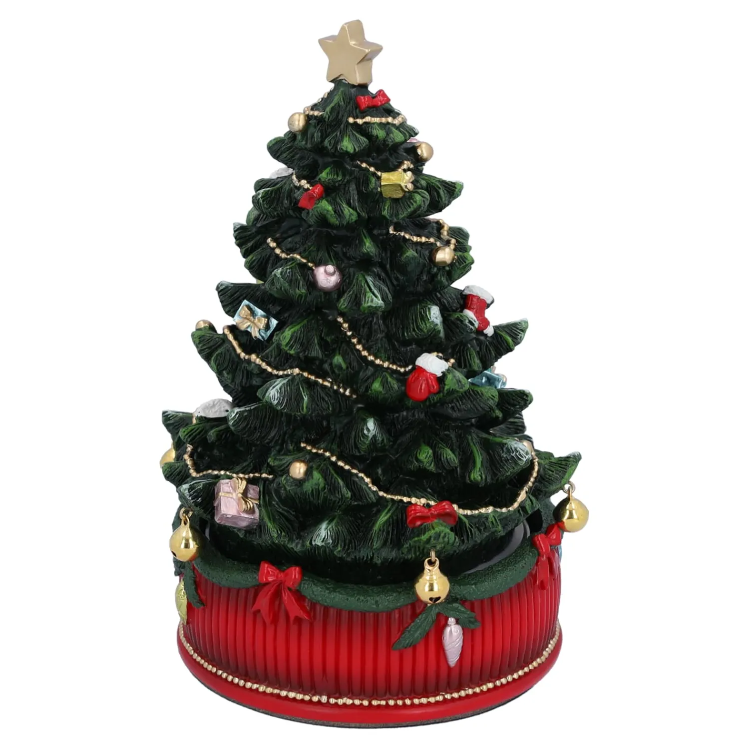 Spieluhr Weihnachten-Geschmücktes Weihnachtsbäumchen, Musikdose