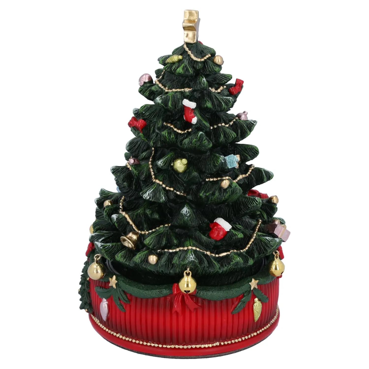 Spieluhr Weihnachten-Geschmücktes Weihnachtsbäumchen, Musikdose