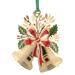 Baumschmuck Aus Metall-Glocken, goldfarben