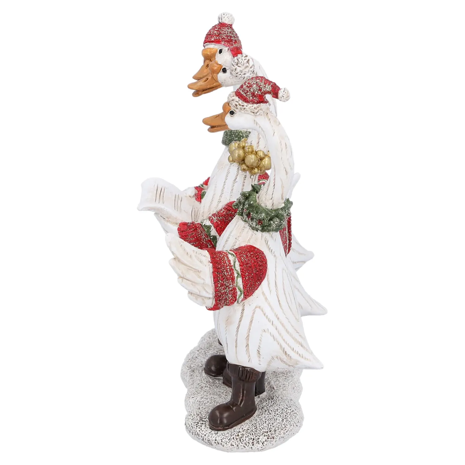 Außergewöhnliche Weihnachtsdeko|Standfiguren-Gänse-Chor