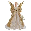 Standfiguren-Goldfarbener Engel, 35 cm