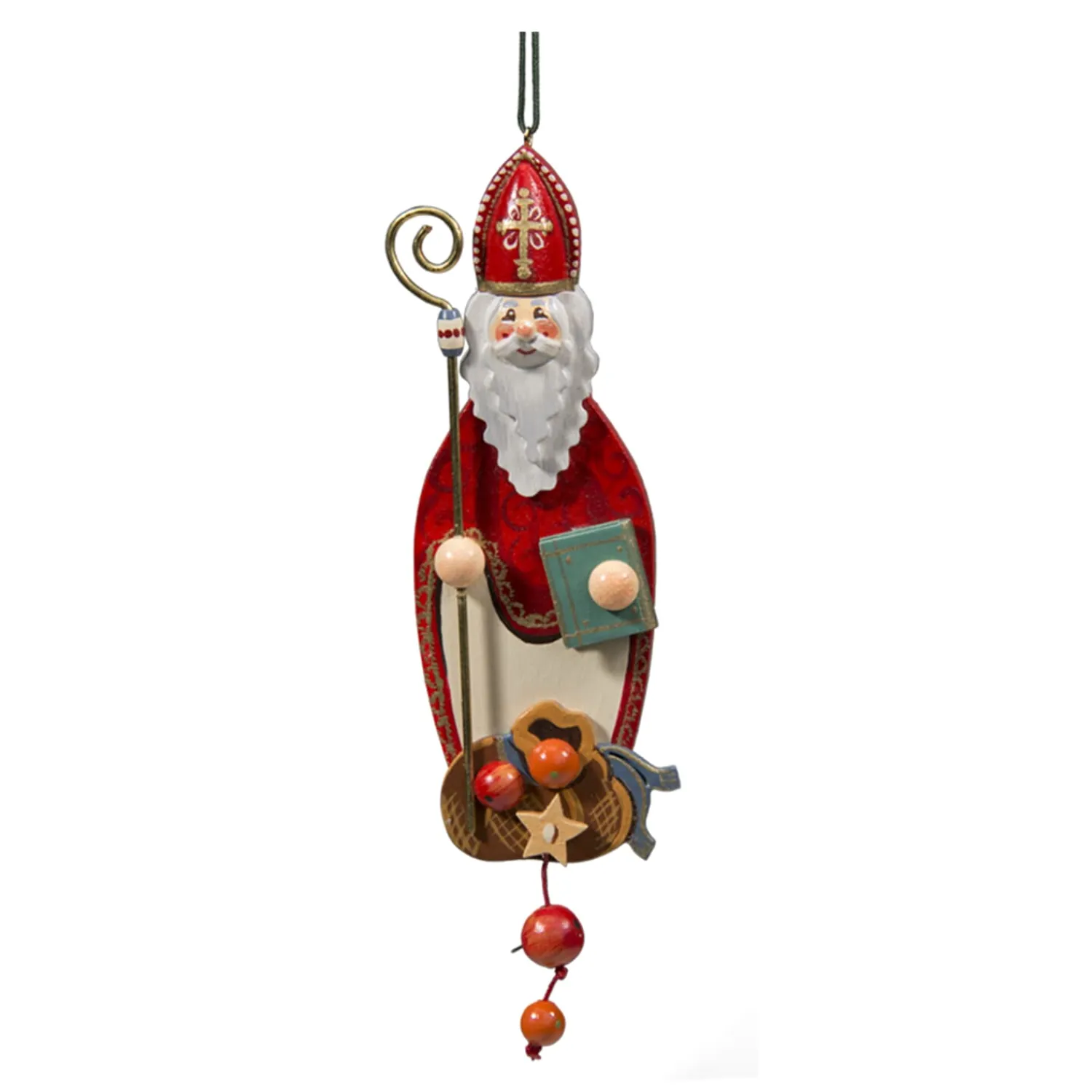 Käthes Original Christbaumschmuck Holz-Heiliger Nikolaus